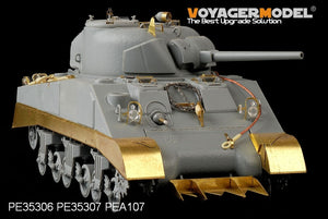 Voyager Model PE35307 WWII US army M4 Mid Tank Skirts For DRAGON 6511 and 6579 1/35 – immagine 6