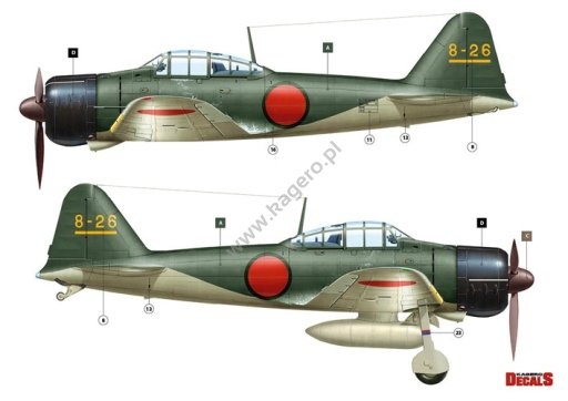 Kagero KD48005 Mitsubishi A6M2 Model 21 1/48 – Bild 5