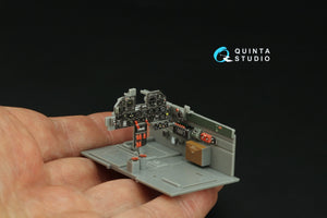 Quinta Studio QD32198 P-47D Thunderbolt Bubbletop Late 3D-Printed coloured Interior on decal paper (Hasegawa) 1/32 – Bild 5