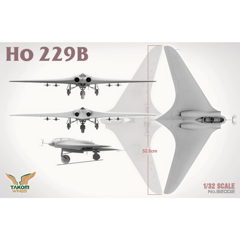 Takom 32001W Coffret Ho 229 - Ho 229A + Ho 229B + Ho 229 Pilot (Edition Limitée) 1/32  – image 11