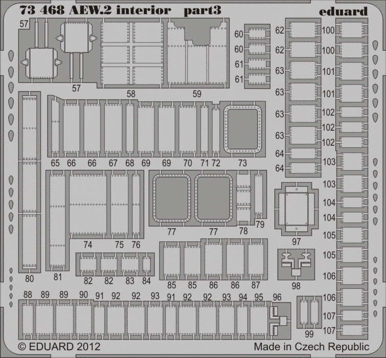 Eduard 73468 Sea King AEW.2 interior S. A. 1/72 CYBER HOBBY – imagen 2