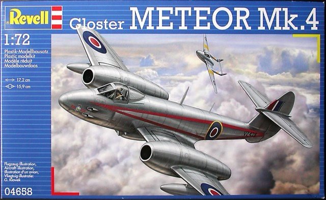 Revell 04658 Gloster Meteor Mk.4 1/72