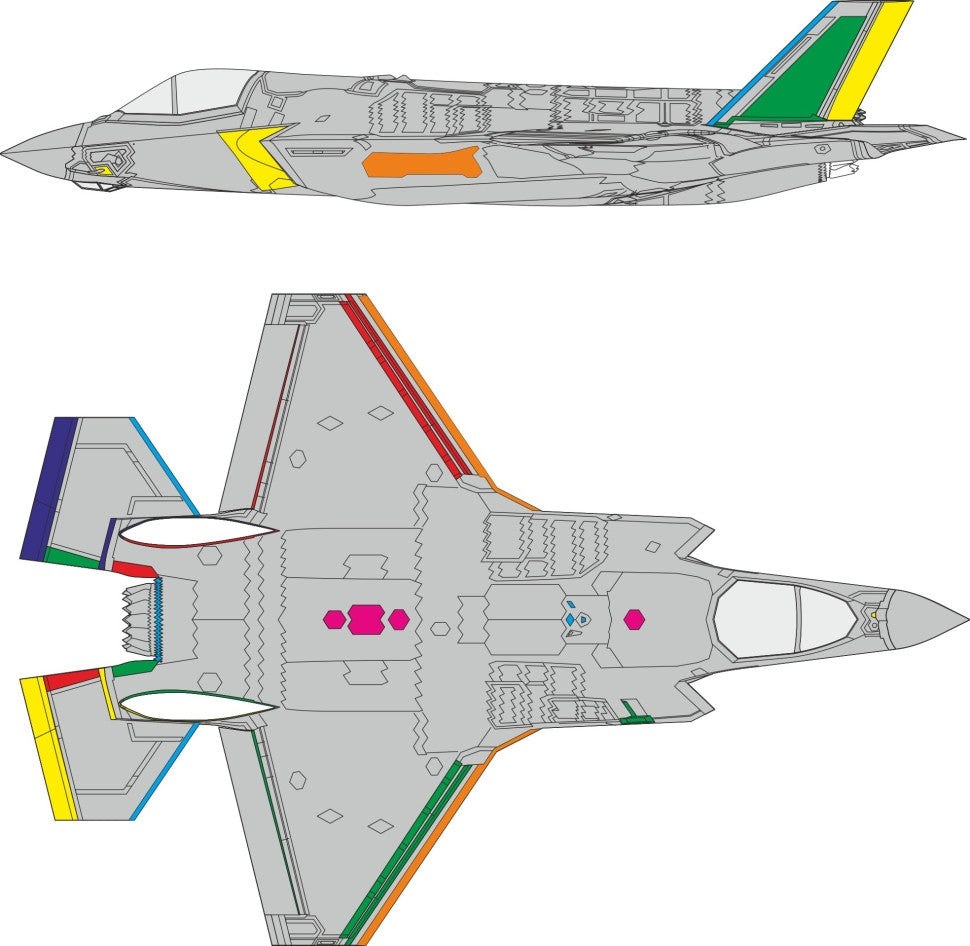 Kit de détails Eduard BIG72184 pour F-35B Tamiya au 1/72 – image 7