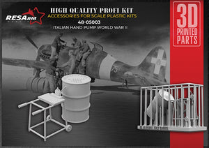 RESArm 48-05003 HAND FUEL PUMP, ITALY WWII (3D resin printing) 1/48