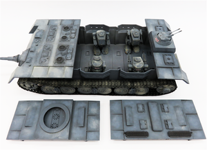 Modelcollect UA72180 Fist of War German P.500 &amp;quot;Gungnir&amp;quot; 1/72 – immagine 9
