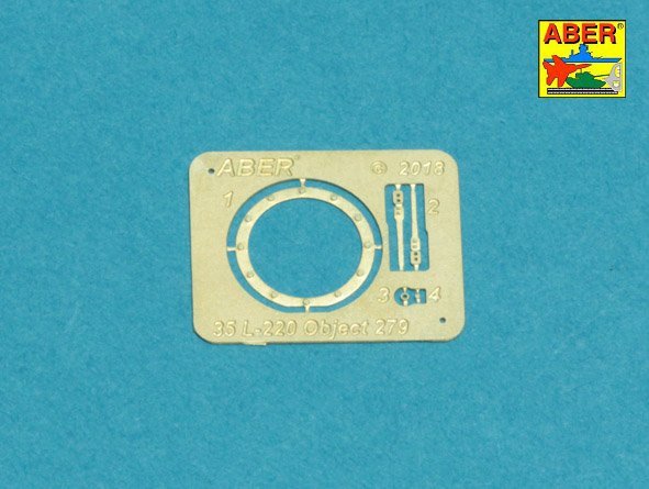 Aber 35L-220 Armament for Soviet Heavy Tank OBJECT 279 1x130mm, 2x14,5mm 1/35 – Bild 11