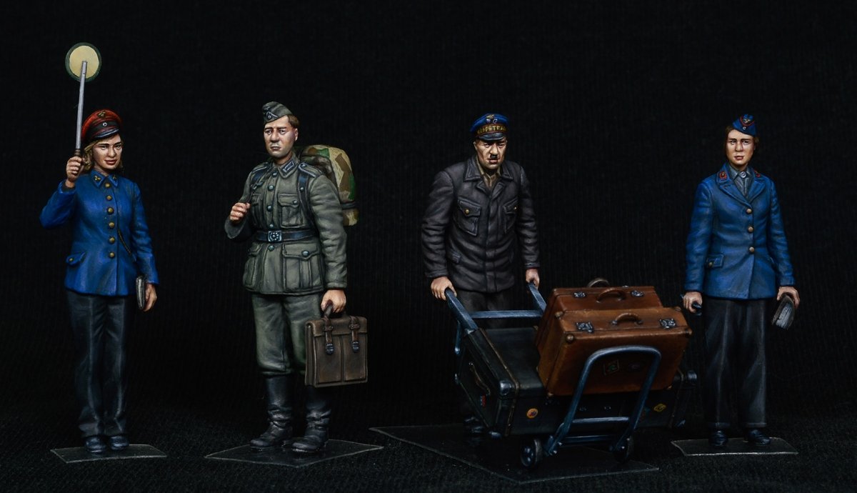 MiniArt 38010 German Train Station Staff 1930-40 1/35 – imagen 5