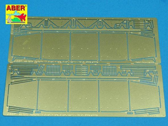 Aber 48020 German medium tank Pz.Kpfw. IV, Ausf. H, J early - vol. 4 - additional set - side skirts 1/48