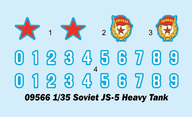 Trumpeter 09566 Soviet JS-5 Heavy Tank 1/35 – immagine 4