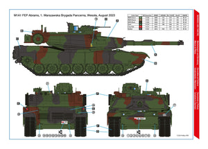 Hobby 2000 35007 M1A1 FEP Abrams - Polish Army MBT ( RFM + CARTOGRAF ) 1/35 – immagine 2