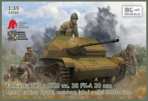 IBG 35046 Tankietka TKS z NKM wz.38 FK-A 20mm 1/35