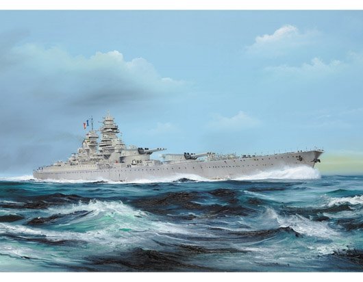 Trumpeter 05751 MARINE FRANÇAISE RICHELIEU 1946 1/700