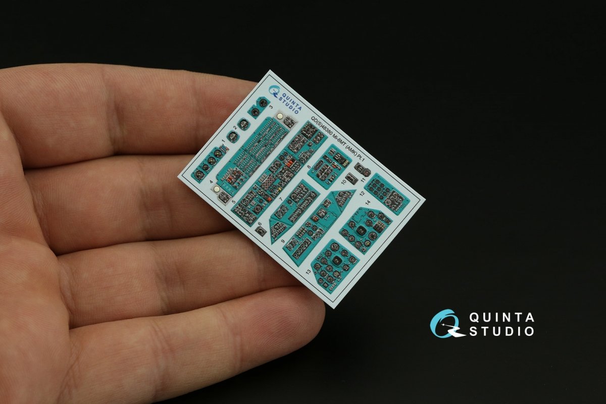 Quinta Studio QD48380 Mi-8MT 3D-Printed &amp;amp; coloured Interior on decal paper (AMK) 1/48 – Bild 5