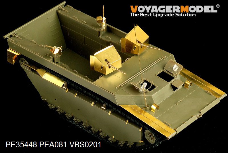 Maquette Voyager PE35448 WWII US LVT-4 Water Buffalo Landing Vehicle Chenillé de base pour AFV CLUB 35205 1/35  – image 7