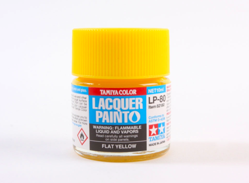 TAMIYA 82180 LP-80 Flat Yellow 10ml – imagen 3