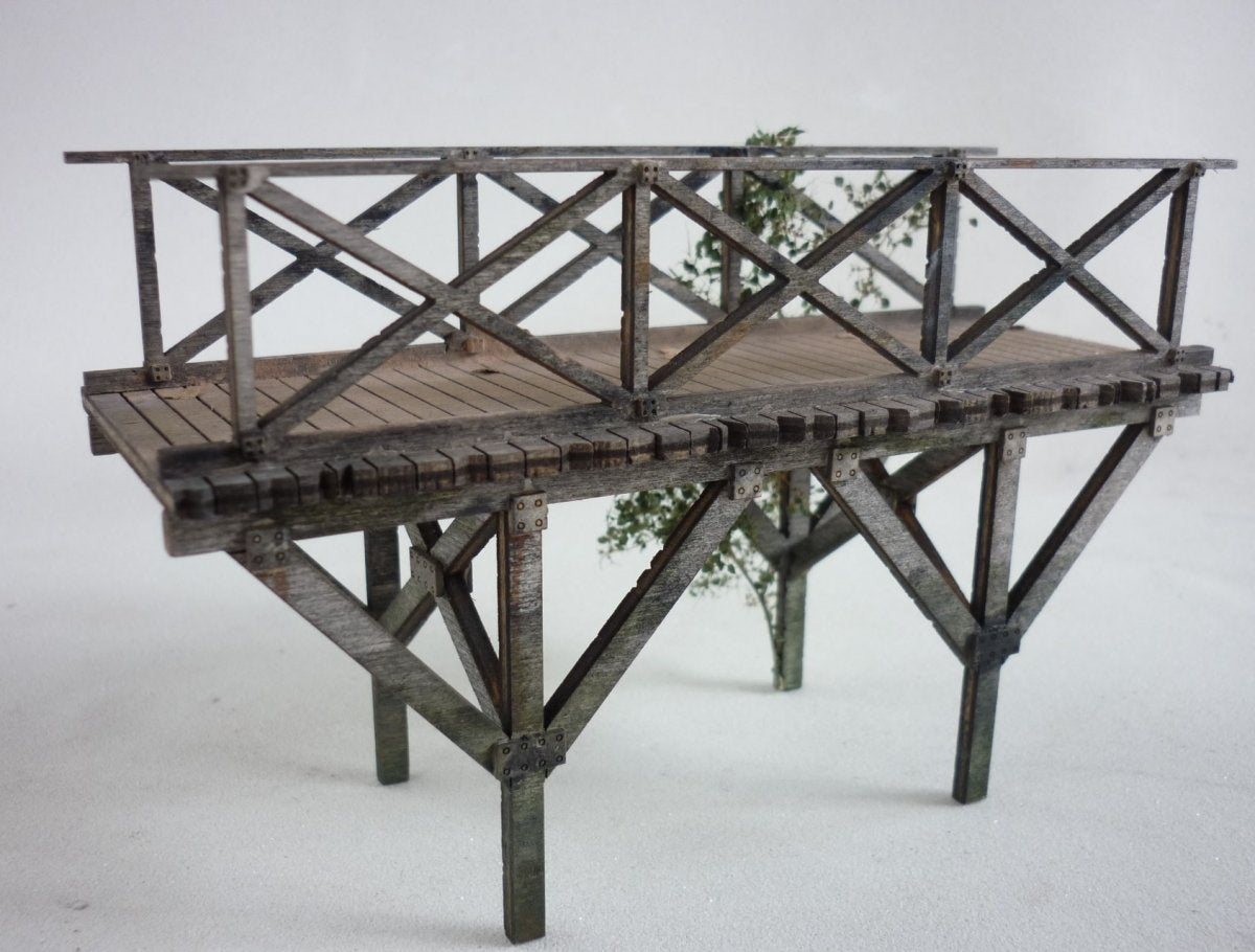RT-Diorama 35518 Wooden bridge (small) 1/35 – Bild 3