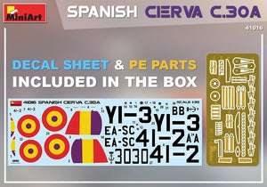 Miniart 41016 Spanish Cierva C.30A 1/35 – imagen 5