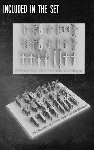 RT-Diorama 35662 Door Handles &amp;amp; Hinges 1/35 – immagine 2