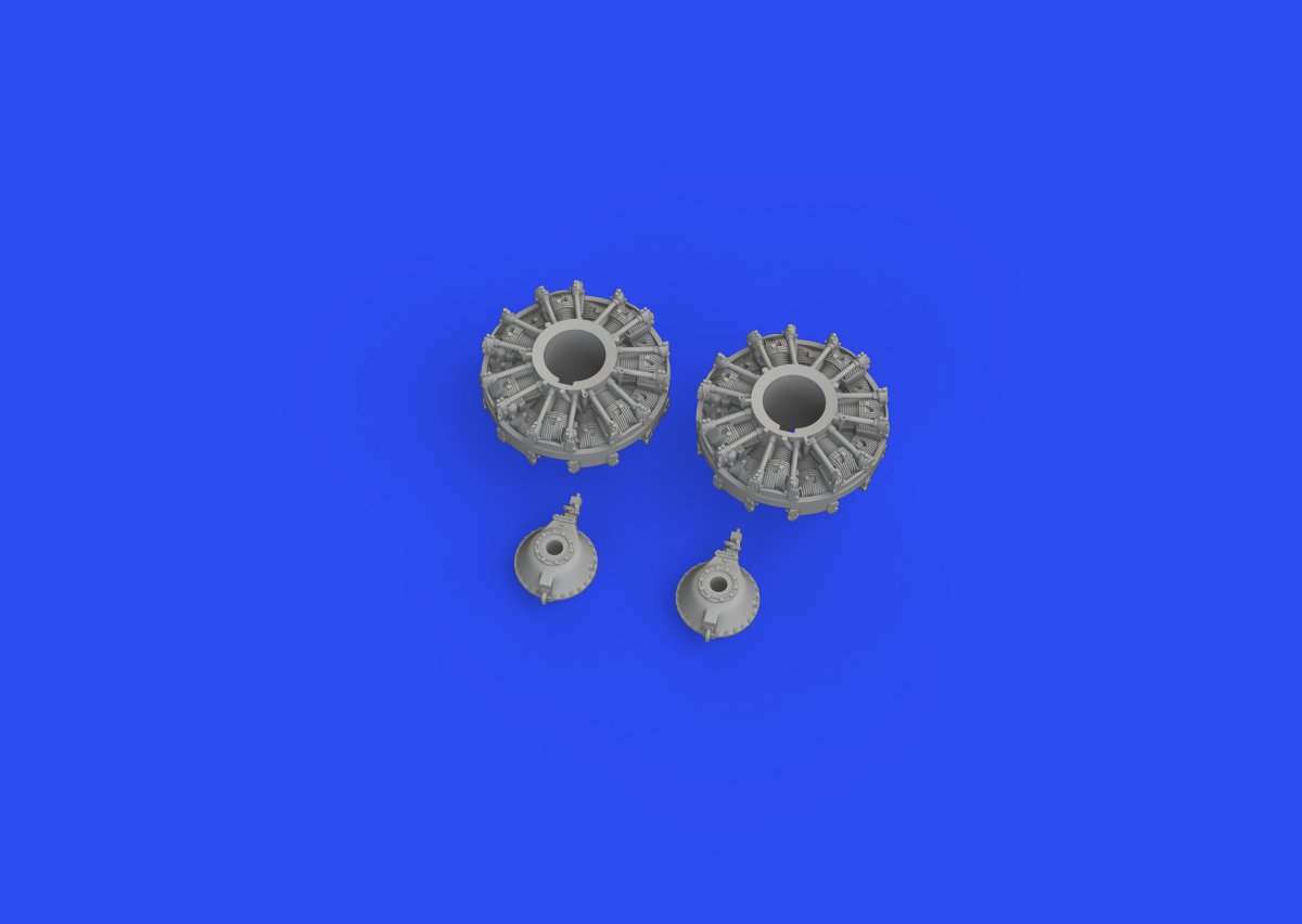 Eduard 672275 B-25J engines EDUARD/HASEGAWA 1/72 – imagen 3