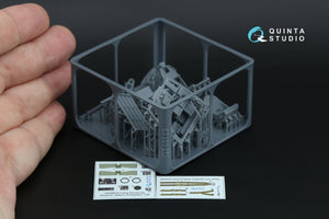 Quinta Studio QD+48618 Fairey Barracuda Observer Station 3D-Printed &amp; coloured Interior on decal paper (Trumpeter) (with 3D-printed resin parts) 1/48