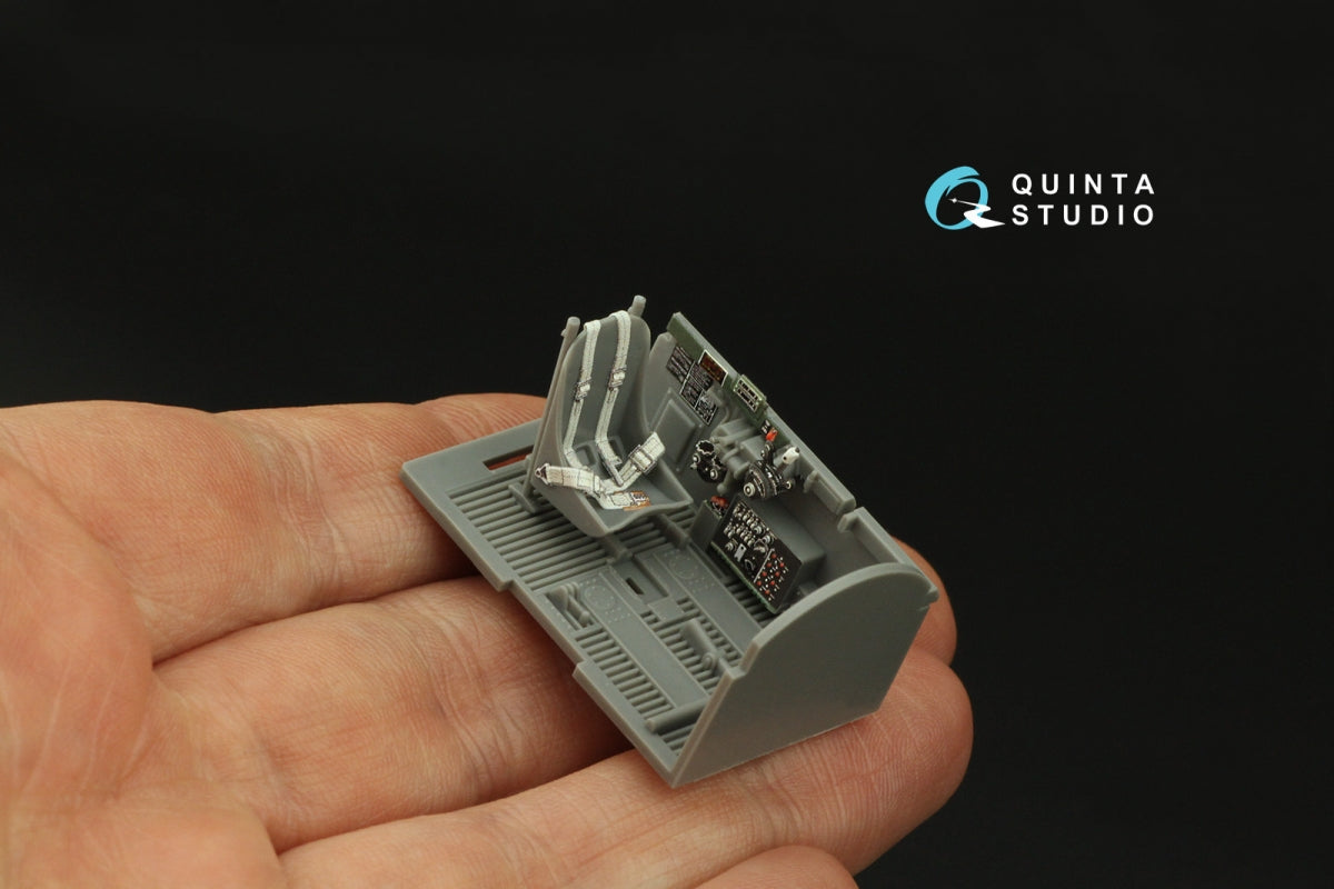 Quinta Studio QD48336 P-47D Thunderbolt Razorback 3D-Printed &amp;amp; coloured Interior on decal paper (Tamiya) 1/48 – imagen 6