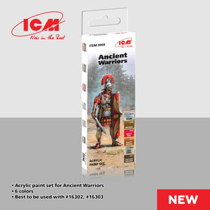 ICM 3068 Acrylic paint set for Ancient Warriors 12 ml x 6