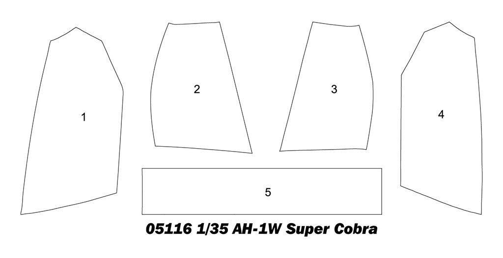 Trumpeter 05117 AH-1W Super Cobra (Turned Exhaust) 1/35