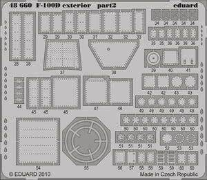 Eduard 48660 F-100D extérieur 1/48 Trumpeter – image 2