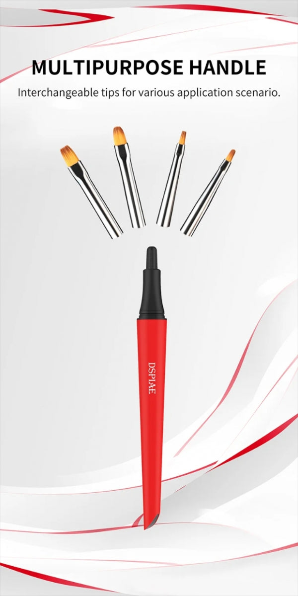 DSPIAE PT-FB Phoenix Plume Interchangeable Fine Detailing Brush Handle / Phoenix Plume Wymienny uchwyt pędzla do precyzyjnych detali – immagine 7