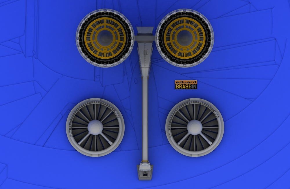 Eduard 632008 F-4 exhaust nozzles USAF early 1/32 (Tamiya) – imagen 4