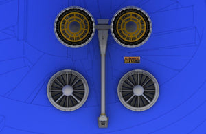 Eduard 632008 F-4 exhaust nozzles USAF early 1/32 (Tamiya) – imagen 4
