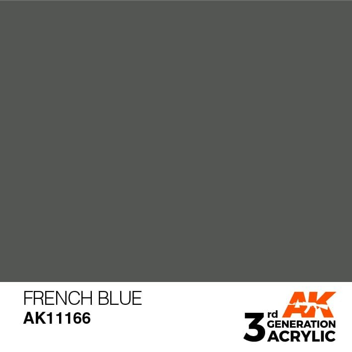 AK Interactive AK11166 FRENCH BLUE – STANDARD 17ml