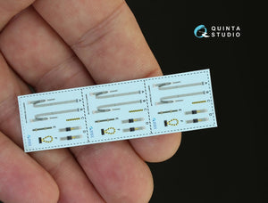 Quinta Studio QD48070 F-14D 3D-Printed &amp;amp; coloured Interior on decal paper (for Tamiya kit) 1/48 – zdjęcie 6