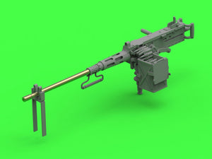 Maquette Master GM-35-069 Browning M2HB calibre .50 (12,7 mm) - mitrailleuse sur affût de char - début de la Seconde Guerre mondiale (berceau D69820 avec petite boîte à munitions D68375) 1/35 – image 10