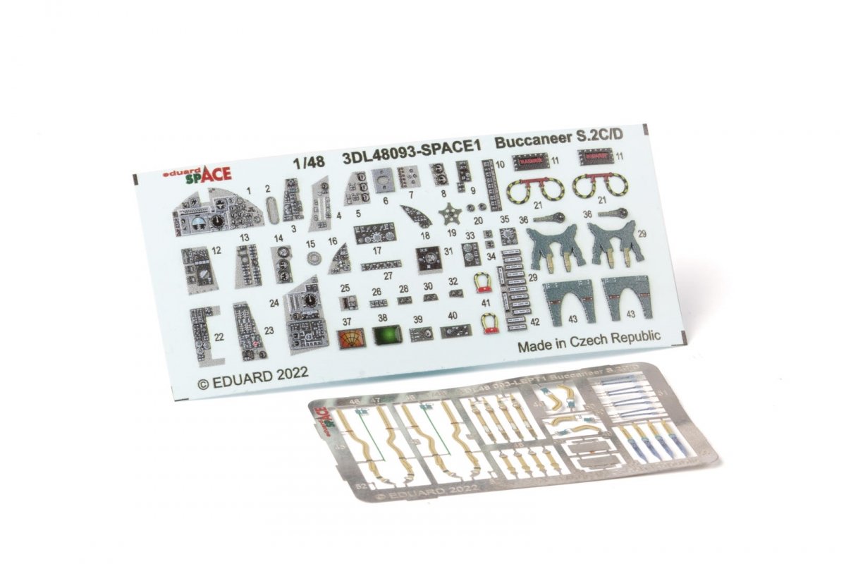 Eduard 3DL48093 Buccaneer S.2C/ D SPACE AIRFIX 1/48