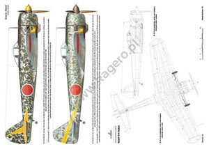 Kagero 7027 Nakajima Ki-43 Hayabusa. Ki-43-I/Ki-43-II/Ki-43-III models EN/PL – Bild 3