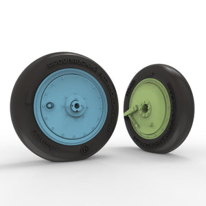Quinta Studio QT48036 I-16 Wheels (late type) with separate hubs and weighted tires (all kits) 1/48 – Bild 3