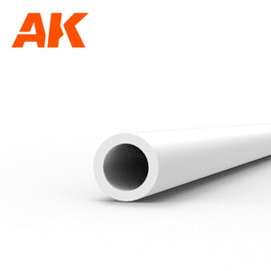 AK Interactive AK6542 HOLLOW TUBE 2.00 DIAMETER X 350MM – STYRENE HOLLOW TUBE – (6 UNITS) – immagine 2