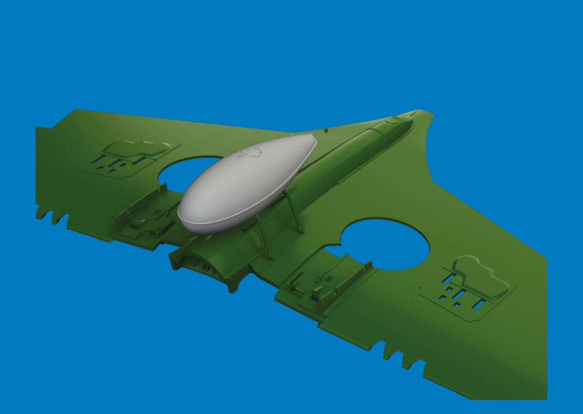 Eduard 6481084 P-40 75gal drop tank PRINT Eduard 1/48 – zdjęcie 2