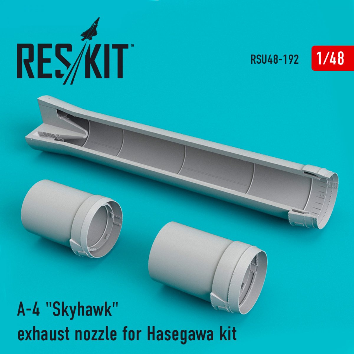 RESKIT RSU48-0192 A-4 "SKYHAWK" EXHAUST NOZZLE FOR HASEGAWA KIT 1/48