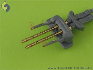 Master AM-32-026 German aircraft machine gun MG 81and MG 81Z - turned barrels and etched sights (2pcs) 1/32 – Bild 2