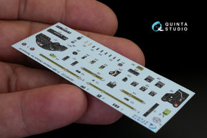 Quinta Studio QD48122 P-38H 3D-Printed &amp;amp; coloured Interior on decal paper (for Tamiya kit) 1/48 – zdjęcie 2