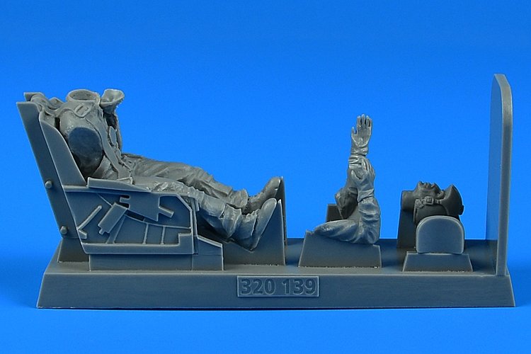 Aerobonus 320139 Figurine de pilote de chasse de l&amp;#39;USAF avec siège éjectable pour F-86 Sabre (Hasegawa/Italeri, échelle 1/32)
