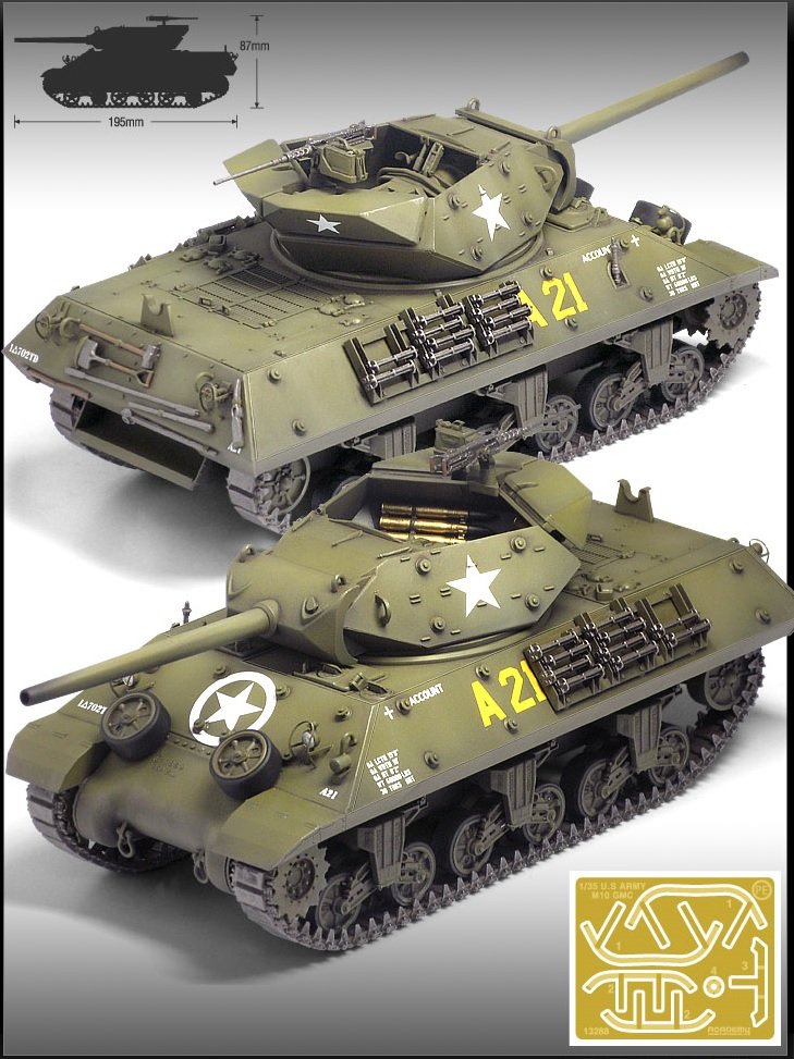 Academy 13288 U.S.ARMY M10 GM 1/35 – immagine 4