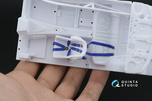 Quinta Studio QR+24004 Sabelt 2inch seat belt harness, blue (With metal buckles) (all kits) 1/24 – Bild 11
