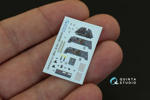 Quinta Studio QD48086 Bf 109E-1/E-3 3D-Printed &amp;amp; colored Interior on decal paper (for Eduard kit) 1/48 – image 4