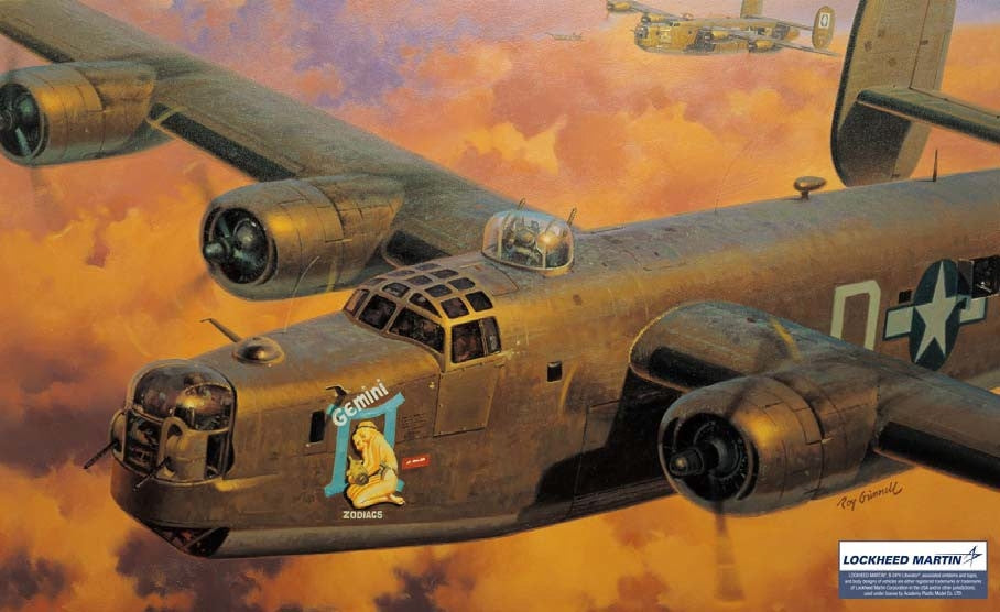 Maquette Academy 12584 USAAF B-24H Liberator Zodiac au 1/72