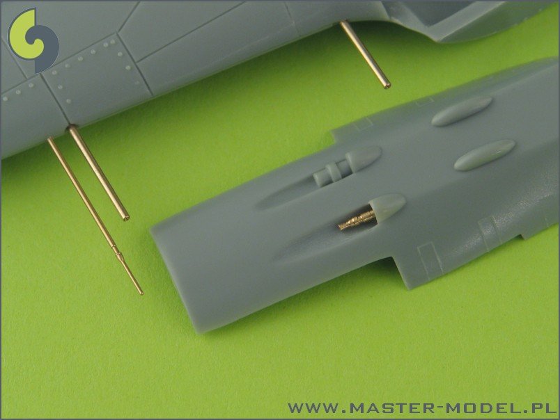 Master AM-72-013 Fw 190 A6 armament set (MG 17, MG 151 barrel tips) &amp;amp; Pitot Tube – immagine 2