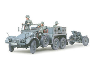 Tamiya 35259 Krupp Protze 1 Ton (6x4) Kfz.69 Towing Truck w/3.7cm Pak 1/35 – immagine 9