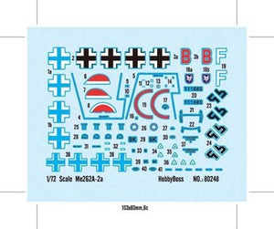 Hobby Boss 80248 Me262 A-2a Bomber 1/72 – immagine 3